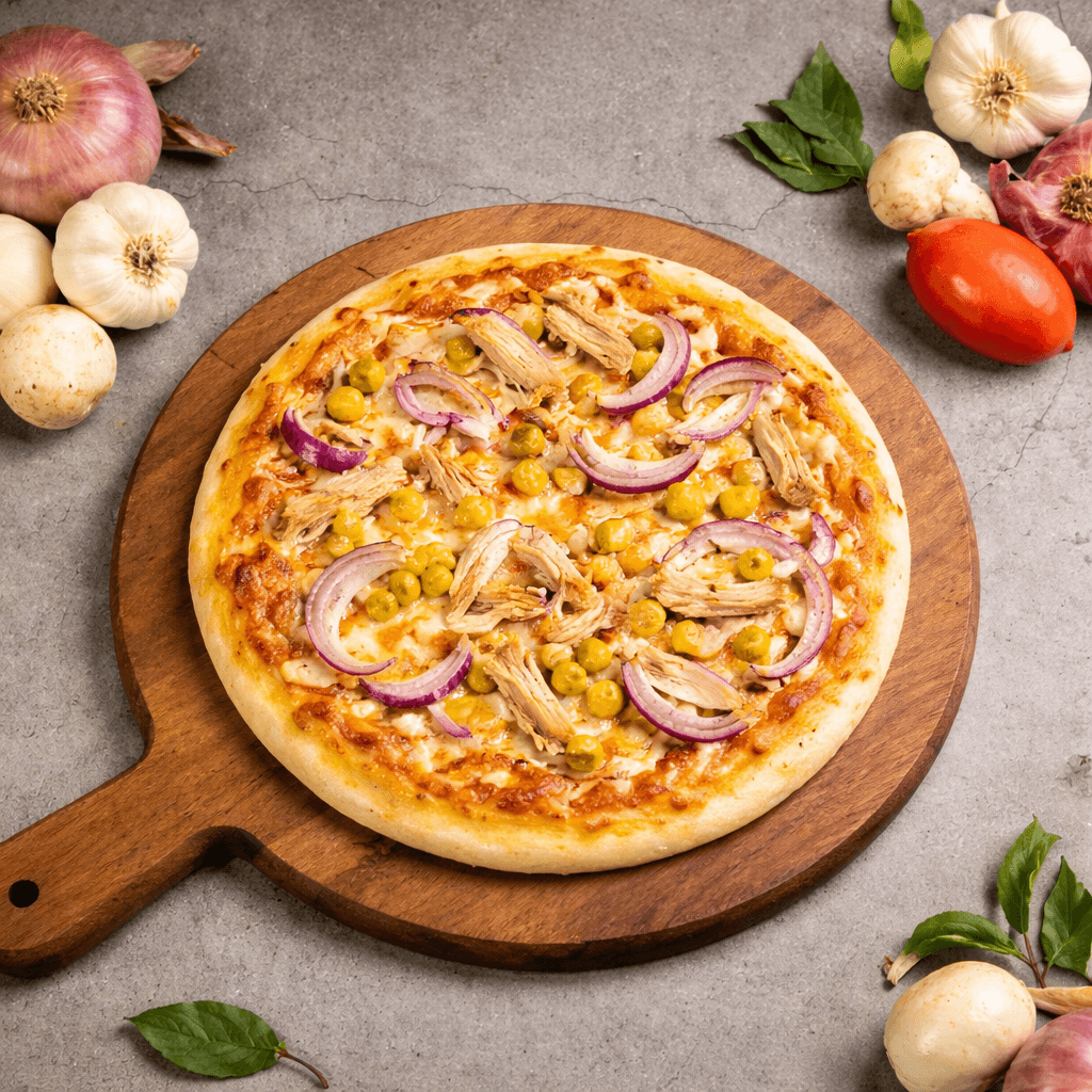Roasted Chicken Pizza