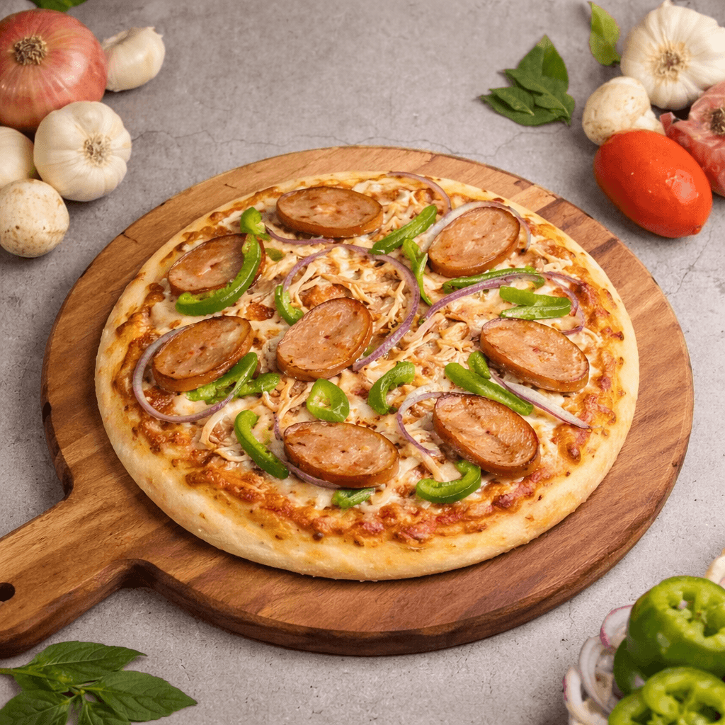 Chicken Sausage Pizza