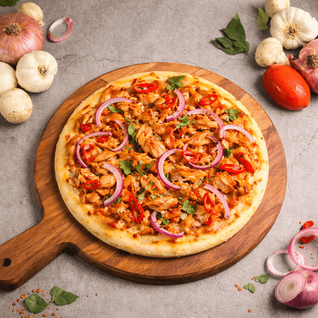 Spicy Chicken Tikka Pizza